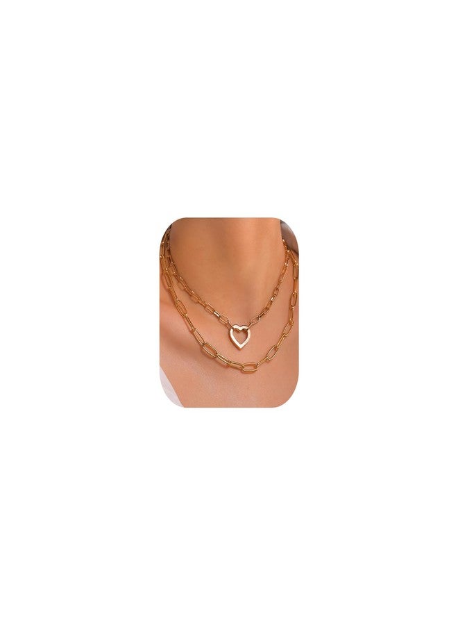 JAVARNV Stocking Stuffers Holiday Outfits for Women 2024 Layered Gold Necklaces for Women Dainty 14K Gold Plated Snake Chain Layered Necklaces Stacked Necklaces Herringbone Necklace Gold Jewelry Gift for Women - Image 1